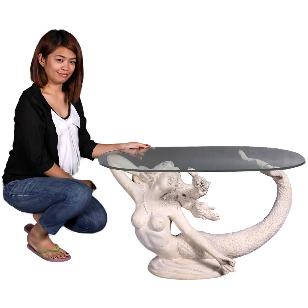 Roman Stone Mermaid Table