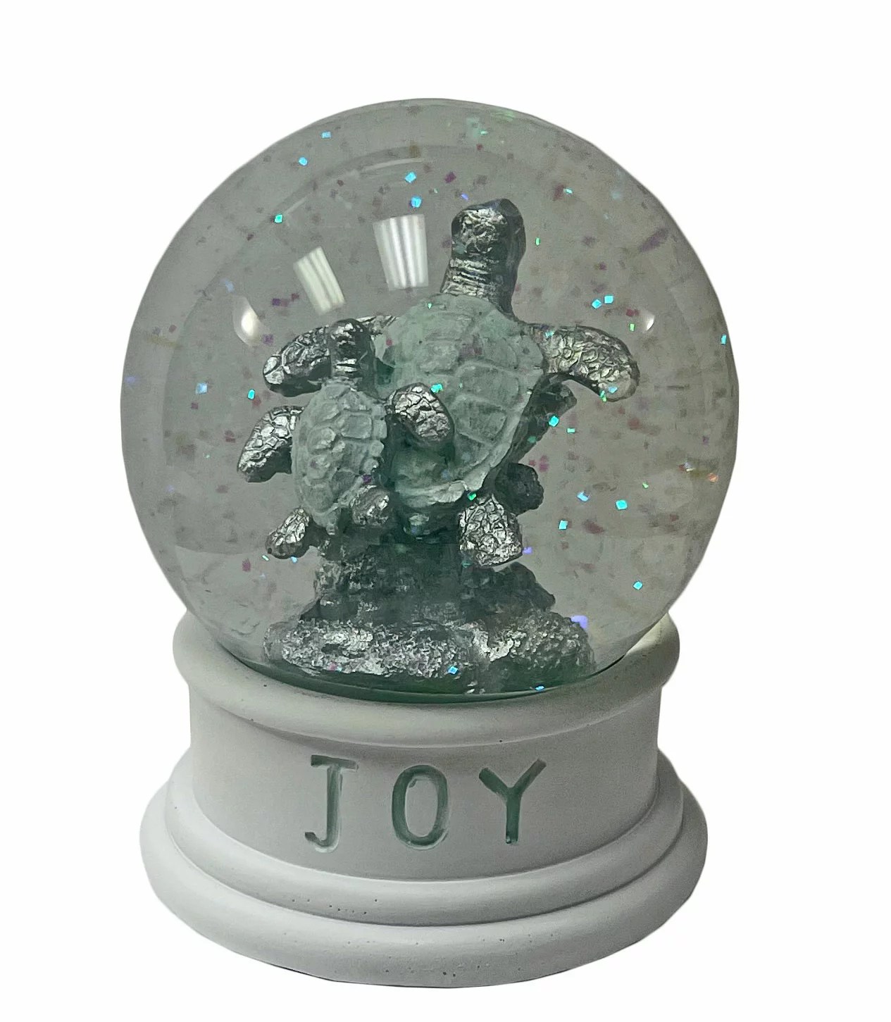 Joy Turtle Snow Globe