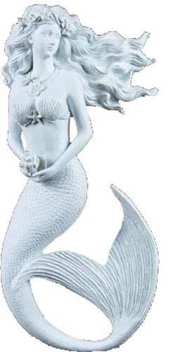 Magic Mermaid Resin Wall Art Figure 14.5"H